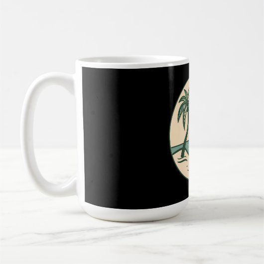 Tropical Beach Sunset Coffee Mug Koffiemok (Links)