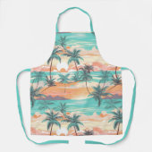 Tropical Beach Sunset Schort (Voorkant)