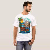  Tropical Beach T-shirt | Summer VibT-Shirt (Voorkant volledig)