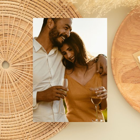 Tropical Beach Trouwfoto Save the Date