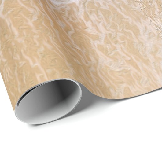 Tropical Beach Turquoise Blue Zee Cadeaupapier (Rol Hoek)