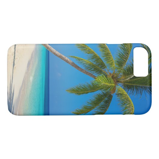 Tropical Beach turquoise water wit zand Case-Mate iPhone Case (Achterkant (Horizontaal))
