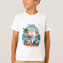 Tropical Beach Vacation 2024 Bijpassende Shirten
