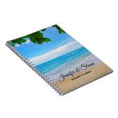 Tropical Beach Vakantie Eiland Bruiloft Planner Notitieboek (Rechterzijde)