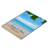 Tropical Beach Vakantie Eiland Bruiloft Planner Notitieboek (Linkerzijde)