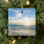Tropical Beach Vakantie Foto's Keepsake Keramisch Ornament<br><div class="desc">Personaliseer je eigen foto en je krijgt een 1-van-een-vriendelijke herinnering aan je vakantie</div>