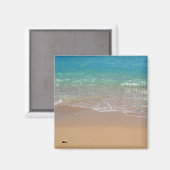 Tropical Beach - Waikiki, Oahu, Hawaï Magneet (Voorkant / Achterkant)