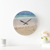 Tropical Beach Wall Clock Grote Klok (Huis)
