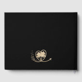 Tropical Beach Wedding Destination Passport Gastenboek (Achterkant)