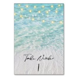 Tropical Beach Zee- en strijklichten Kaart