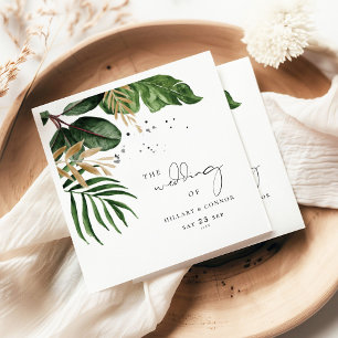 Tropical Beach zomer elegante bruiloft Servet