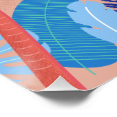 Tropical Beach Zomer Sale Zakelijke advertenties Perfect Poster (Hoek)