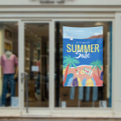 Tropical Beach Zomer Sale Zakelijke advertenties Spandoek