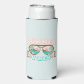 Tropical Beach Zomervibes Seltzer Blikjeskoeler (Seltzer Achterkant)