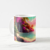 Tropical Beach zonsopgang Koffiemok (Voorkant links)