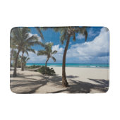 Tropical Beaches Anguilla Beach, Palm Tree Badmat (Voorkant)