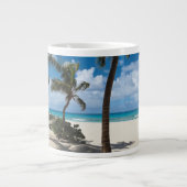 Tropical Beaches Anguilla Beach, Palm Tree Grote Koffiekop (Voorkant)