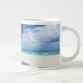 Tropical Beaches Anguilla Beach, Palm Tree Grote Koffiekop (Rechts)