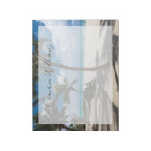 Tropical Beaches Anguilla Beach, Palm Tree Notitieblok (Linkerzijde)