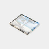Tropical Beaches Anguilla Beach, Palm Tree Post-it® Notes (Schuin)