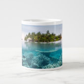 Tropical Beaches Ari Atoll Maldives Grote Koffiekop (Voorkant)