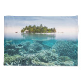 Tropical Beaches Ari Atoll Maldives Kussensloop (Achterkant)