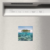 Tropical Beaches Ari Atoll Maldives Magneet (Insitu (Vaatwasser))