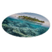 Tropical Beaches Ari Atoll Maldives Snijplank (Hoek)