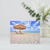 Tropical Beaches | Aruba Sandy Beach Briefkaart (Staand voorkant)