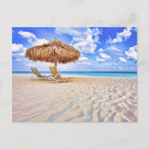 Tropical Beaches Aruba Sandy Beach Briefkaart