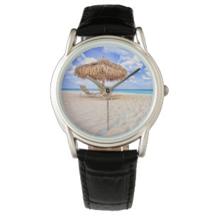 Tropical Beaches   Aruba Sandy Beach Horloge