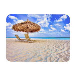 Tropical Beaches   Aruba Sandy Beach Magneet