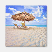Tropical Beaches | Aruba Sandy Beach Magneet (Voorkant)