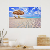 Tropical Beaches | Aruba Sandy Beach Poster (Keuken)