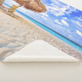 Tropical Beaches | Aruba Sandy Beach Sherpa Deken (3/4)