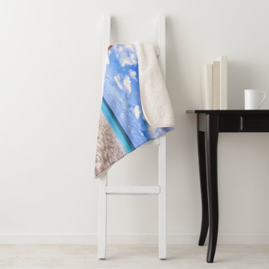 Tropical Beaches | Aruba Sandy Beach Sherpa Deken (In situ)