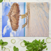 Tropical Beaches | Aruba Sandy Beach Theedoek (Gevouwen)