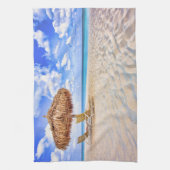 Tropical Beaches | Aruba Sandy Beach Theedoek (Verticaal)