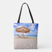 Tropical Beaches | Aruba Sandy Beach Tote Bag (Achterkant)