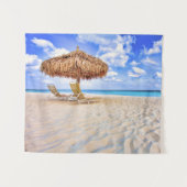 Tropical Beaches | Aruba Sandy Beach Wandkleed (Voorkant (horizontaal))