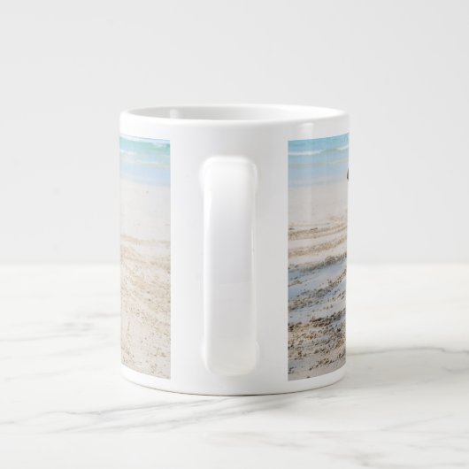 Tropical Beaches | Beach Chair on Sand Grote Koffiekop (Achterkant)