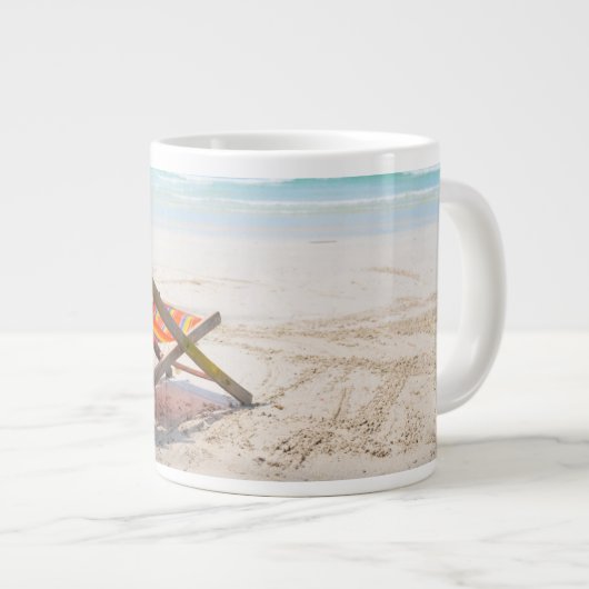 Tropical Beaches | Beach Chair on Sand Grote Koffiekop (Voorkant rechts)