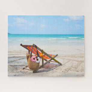 Tropical Beaches   Beach Chair on Sand Legpuzzel