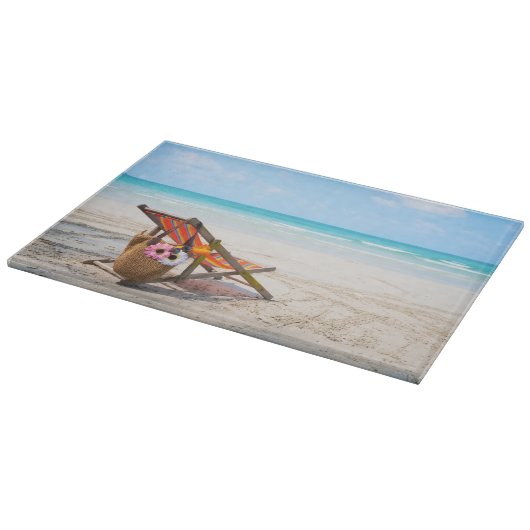 Tropical Beaches | Beach Chair on Sand Snijplank (Hoek)
