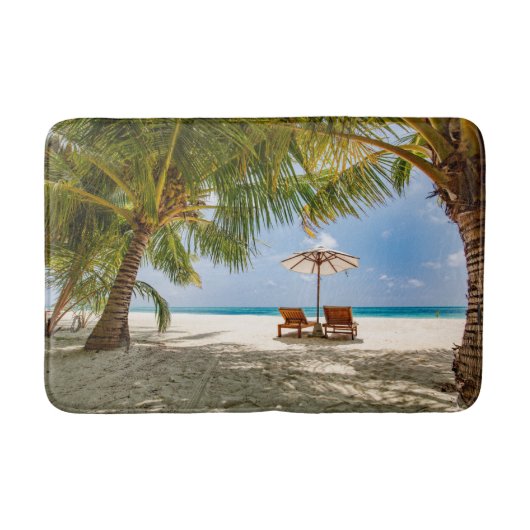 Tropical Beaches | Beach Dominican Republic Badmat (Voorkant)