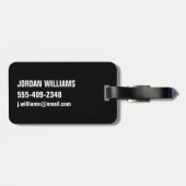 Tropical Beaches | Beach Dominican Republic Bagagelabel (Achterkant horizontaal)