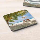 Tropical Beaches | Beach Dominican Republic Bier Onderzetter (Linkerzijde)