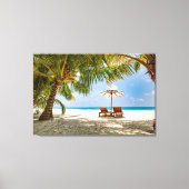Tropical Beaches | Beach Dominican Republic Canvas Afdruk (Voorkant)