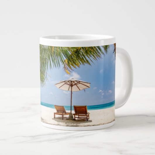 Tropical Beaches | Beach Dominican Republic Grote Koffiekop (Voorkant rechts)