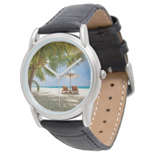 Tropical Beaches Beach Dominican Republic Horloge